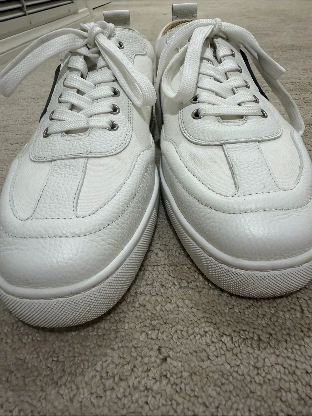 Christian Louboutin Men's Retero Canvas/Leather Low-Top Sneakers Size 45 (12)